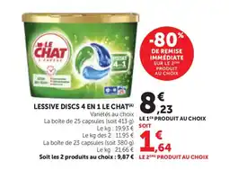 Bi1 LE CHAT Lessive discs 4 en 1 offre