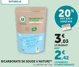Bi1 Bicarbonate de soude u nature offre