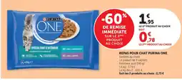 Bi1 PURINA ONE Repas pour chat offre