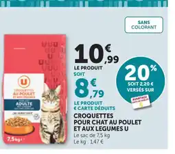 Bi1 Croquettes pour chat au poulet et aux legumes offre