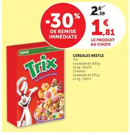 Bi1 TRIX Cereales nestle offre