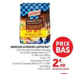 Bi1 LUSTUCRU Gnocchi a poeler offre