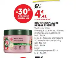 Bi1 HERBAL ESSENCES Routine capillaire offre