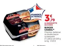 Bi1 CHARAL Burger offre