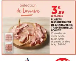 Bi1 Plateau plateau d'assortiment de charcuterie traditionnelle boni offre
