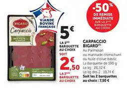 Bi1 BIGARD Carpaccio offre
