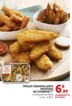 Bi1 Poulet croustillants potatoes ou churros offre