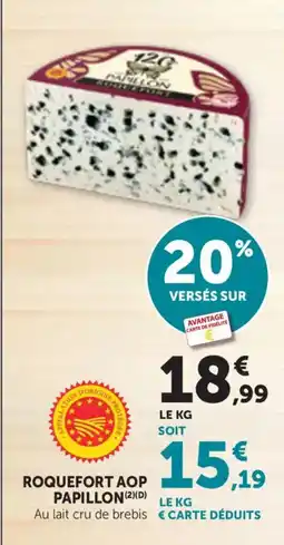 Bi1 Roquefort aop papillon offre