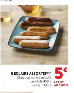 Bi1 6 eclairs assortis offre