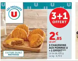 Bi1 U 3 chaussons aux pommes offre
