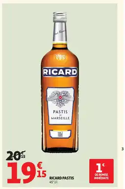 Auchan RICARD Pastis offre