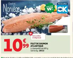 Auchan Filet de saumon atlantique offre