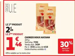 Auchan AUCHAN Chorizo doux offre