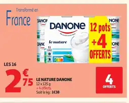 Auchan DANONE Le nature offre