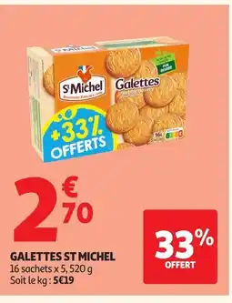 Auchan ST MICHEL Galettes offre