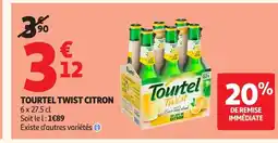 Auchan TOURTEL TWIST Citron offre