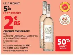 Auchan Cabernet d'anjou aop offre