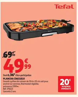 Auchan TEFAL Plancha cb631810 offre
