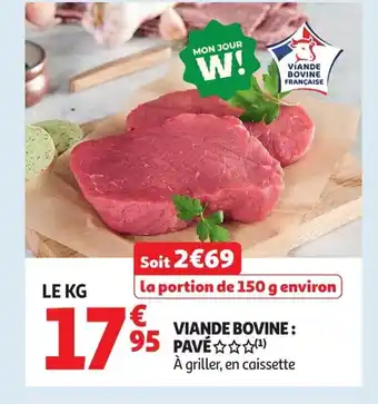 Auchan Viande bovine pave offre