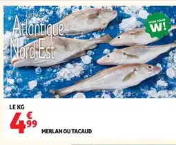 Auchan Merlan ou tacaud offre