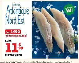 Auchan Filet d'églefin offre