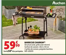 Auchan Barbecue charbon offre