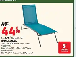 Auchan Bain de soleil offre