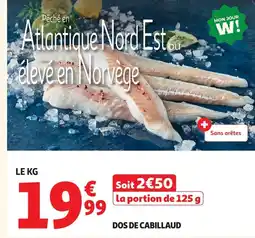 Auchan Dos de cabillaud offre
