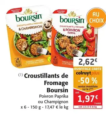 Colruyt Croustillants de Fromage Boursin offre