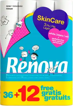 Auchan Renova papier toilette skin care renova offre