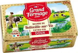 Auchan Grand fermage grand fermage beurre de belleville-sur-vie extra fin doux offre