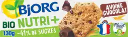 Auchan Bjorg biscuit bio nutri+ avoine chocolat bjorg offre