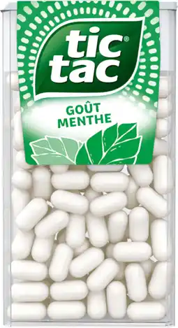Auchan Tic tac tic tac menthe offre