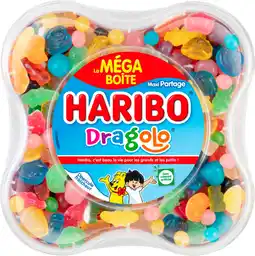 Auchan Haribo méga boîte haribo dragolo offre