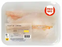 Auchan Sans marque filet de limande offre