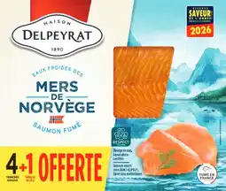 Auchan Delpeyrat saumon fumé de norvège maison delpeyrat offre