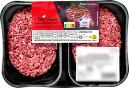 Auchan Supermarché Auchan collection 2 steaks hachés charolais auchan collection offre