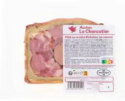 Auchan Supermarché Auchan pâté croûte richelieu au canard auchan le charcutier offre