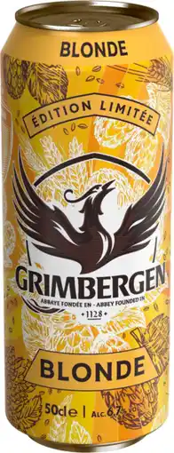 Auchan Supermarché Grimbergen bière blonde grimbergen offre