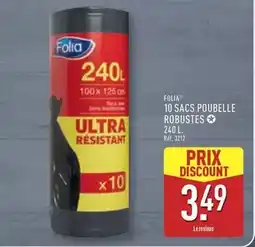 ALDI Folia - 10 sacs poubelle roustes offre