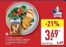 ALDI Boucherie st-clément - 2 filets de poulet rôtis offre