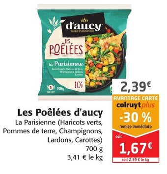 Colruyt Les Poêlées d'aucy offre