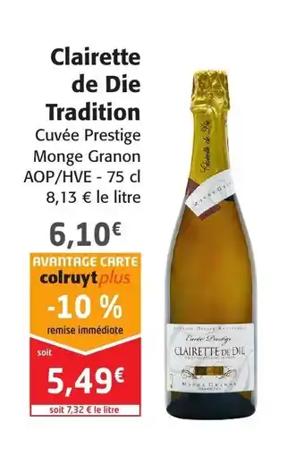Colruyt Clairette de Die Tradition offre