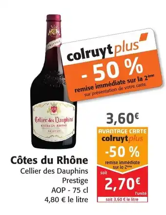 Colruyt Côtes du Rhône offre