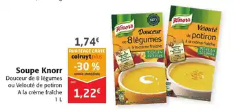 Colruyt Soupe Knorr offre