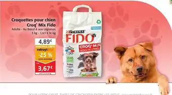 Colruyt Croquettes pour chien Croq' Mix Fido offre