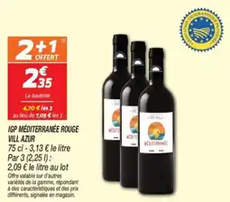 Netto Igp méditerranée rouge vill azur offre