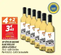 Netto Igp côtes de gascogne blanc moelleux amélie latourelle offre