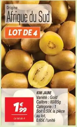 Netto Kiwi jaune offre