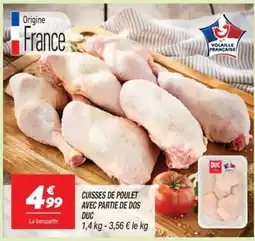 Netto Cuisses de poulet avec partie de dos duc offre